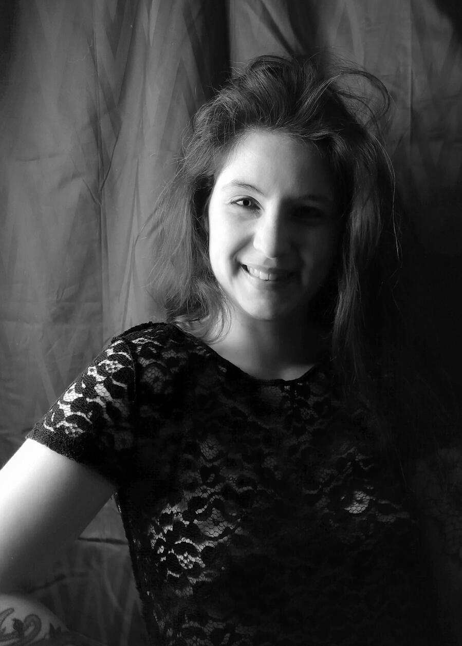 Photographie de Sweetberry en noir et blanc